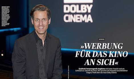 Kinopolis-Geschäftsführer Gregory Theile über das neue Dolby Cinema