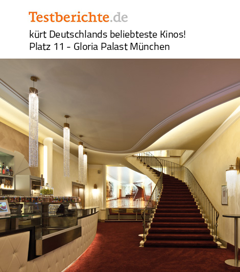 Testberichte.de kürt Deutschlands beliebteste Kinos